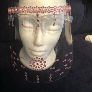 Blinged face shield